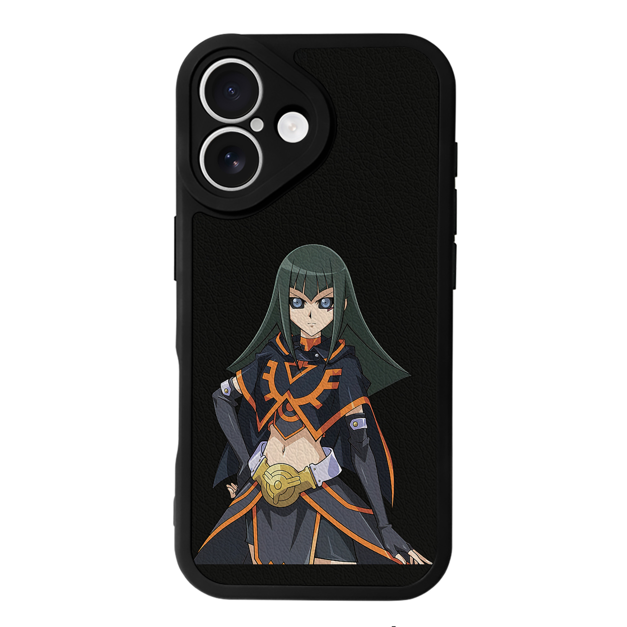 （画像用） 遊☆戯☆王 Yu-Gi-Oh! 【iPhone 16シリーズ対応】シリコンスマホケース（レザー調） 材質：シリコン